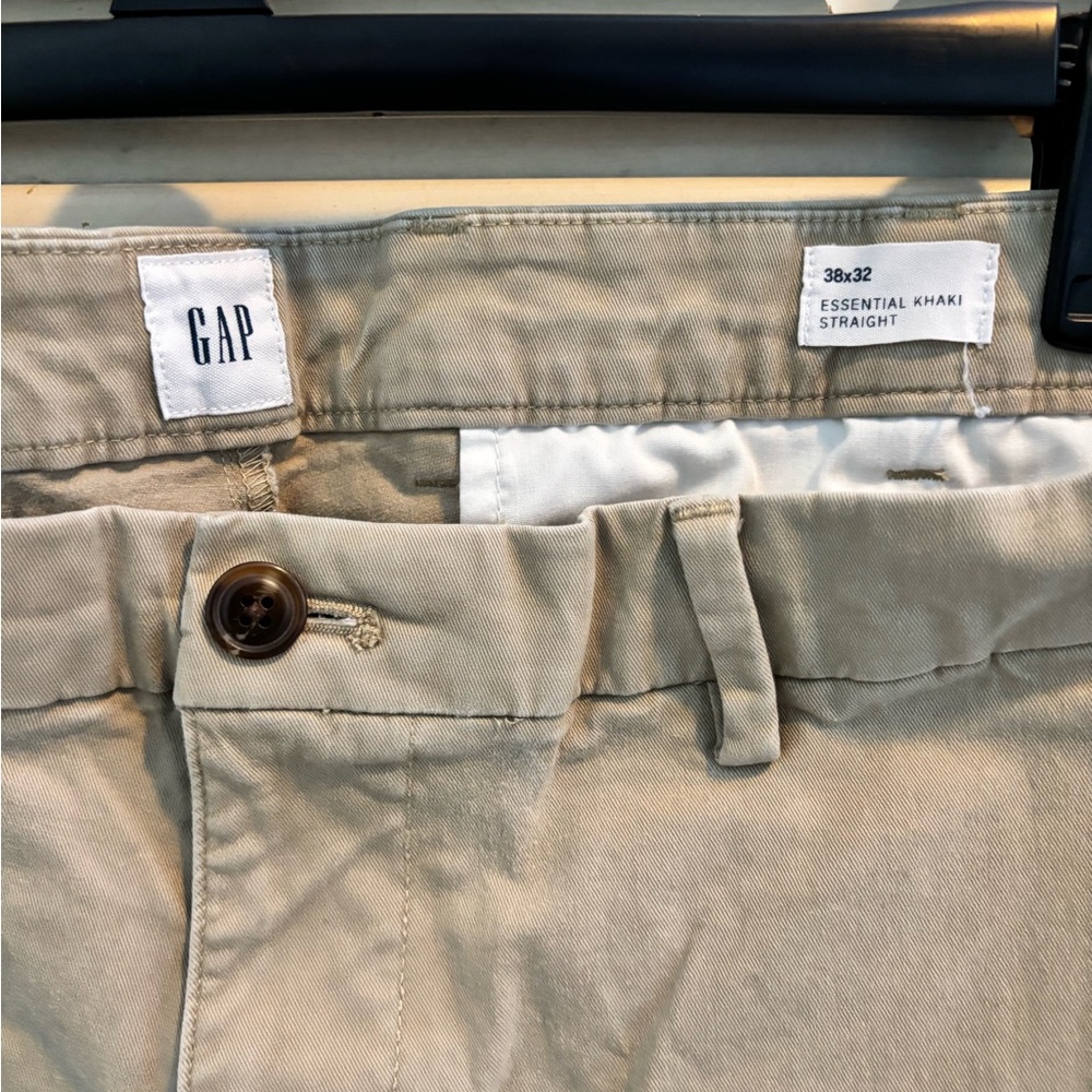 GAP Classic Beige Straight Pants - Picture 2 of 3